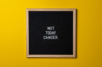 Not Today Cancer Poster