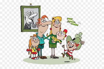Notary, Family Law, Family, Cartoon, Animated Cartoon PNG