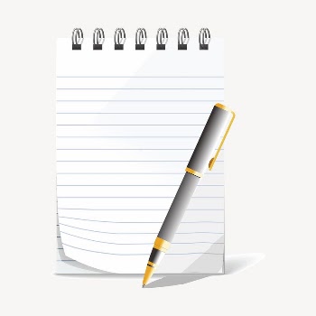 Note paper, pen clipart, stationery | Free Photo - rawpixel