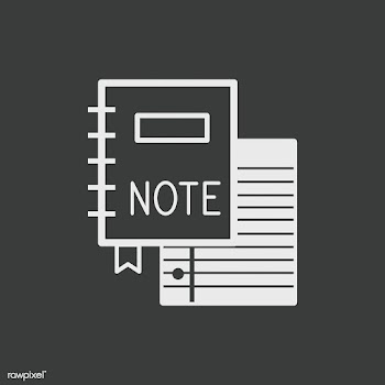 Notebook and stationery icon vector | Free stock vector - 534841