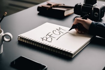 Notebook lettering Black Friday Sale