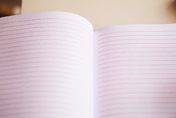 notebook opened