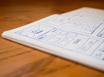          Notebook Wireframe Sketch Free Photo     