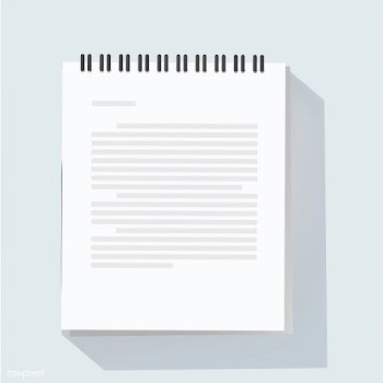 Notepad sheet vector illustration | Free stock vector - 390374