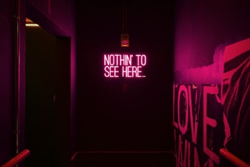Nothin' to See Here Neon Sign