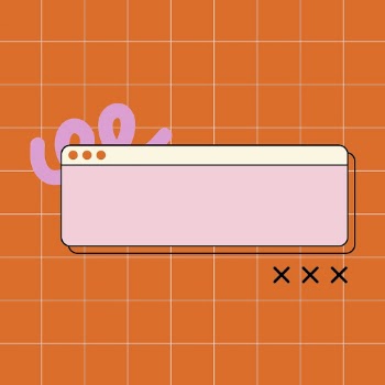 Notification clipart, retro Memphis design | Free Vector - rawpixel