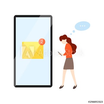 Notification concept illustration