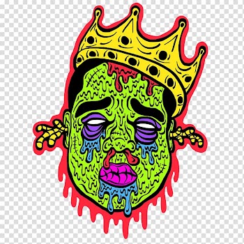 Notorious Printing Line art , Notorious B.I.G transparent background PNG clipart
