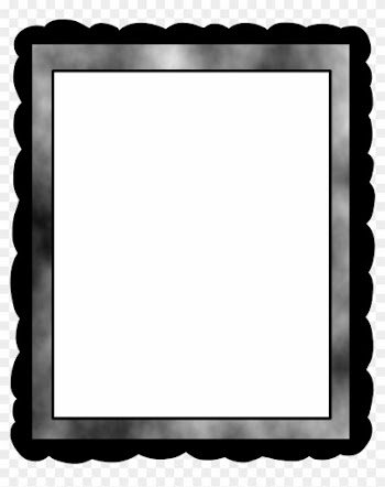November Border Clip Art Black And White - Picture Frame