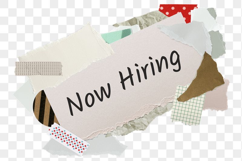 Now hiring png word sticker, | Free PNG - rawpixel