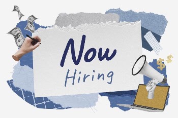 Now hiring word typography, marketing | Free Photo - rawpixel