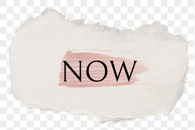 Now png word sticker typography, | Free PNG - rawpixel