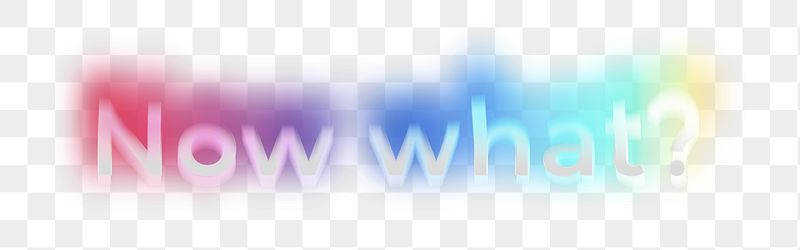 Now what? png word sticker, | Free PNG - rawpixel