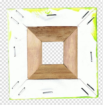 Nr , square brown wooden frame transparent background PNG clipart