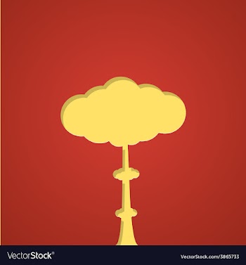 Nuclear blast vector image