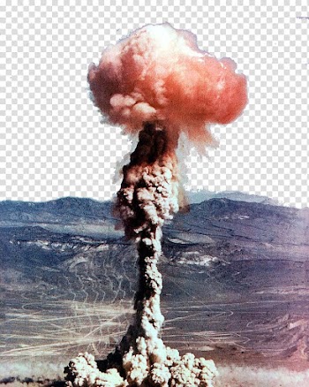 Nuclear explosion instant transparent background PNG clipart