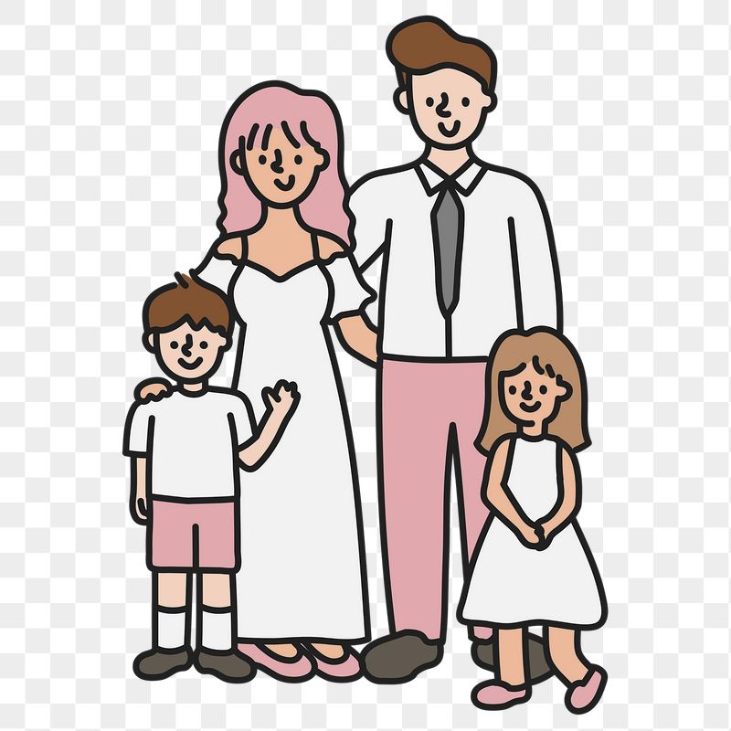 Nuclear family png sticker, parents | Free PNG Illustration - rawpixel
