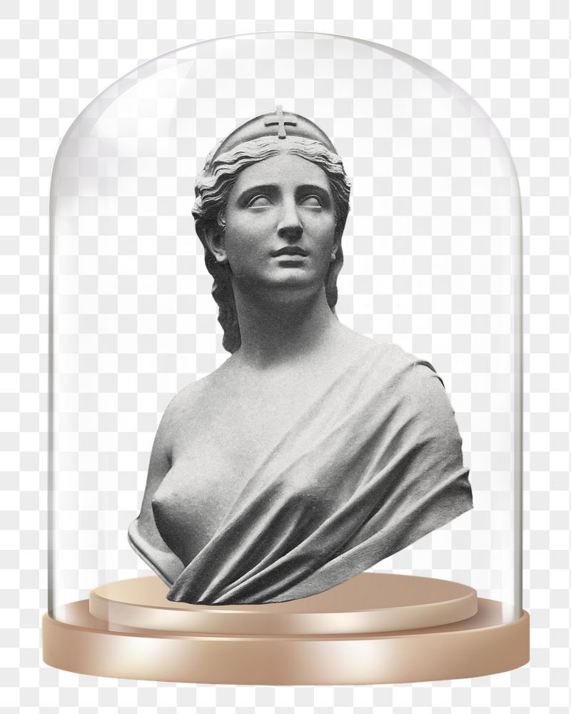 Nude Artemis statue png glass | Free PNG - rawpixel
