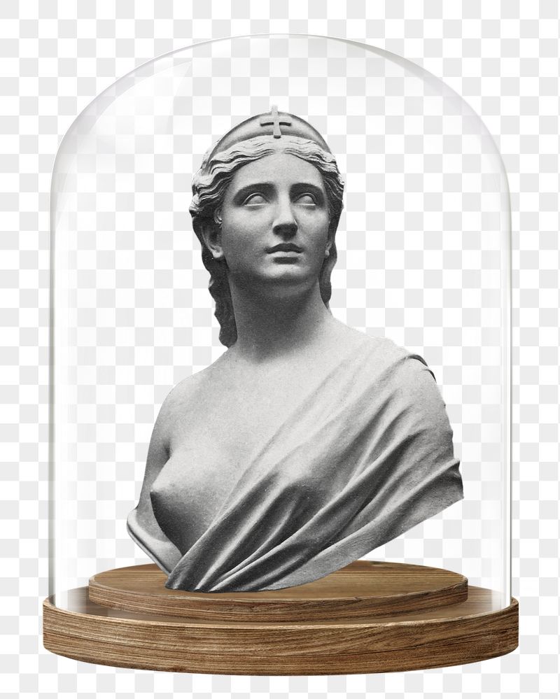 Nude Artemis statue png glass | Free PNG - rawpixel