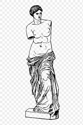 Nude Greek goddess png statue | Free PNG Illustration - rawpixel