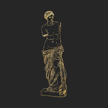 Nude Greek goddess statue, gold | Free Vector Illustration - rawpixel
