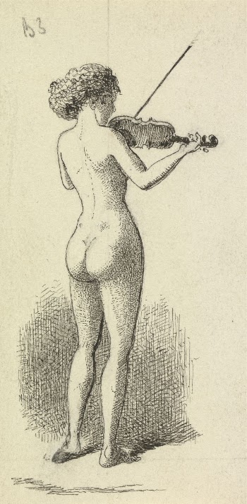 Nude Woman playing the Violin | Free Photo - rawpixel