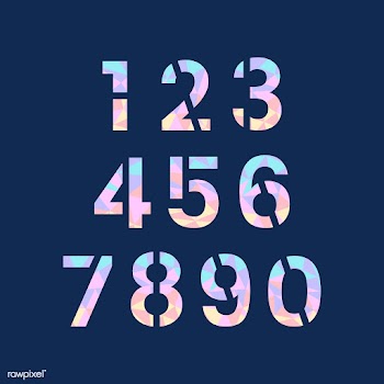 Number 0-9 numeral system vector | Free stock vector - 519390