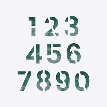 Number 0-9 numeral system vector | Free stock vector - 519404