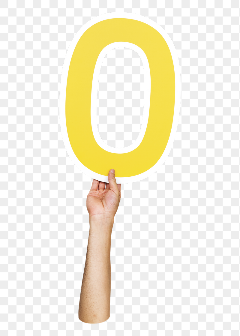 Number 0 png hand holding | Free PNG - rawpixel
