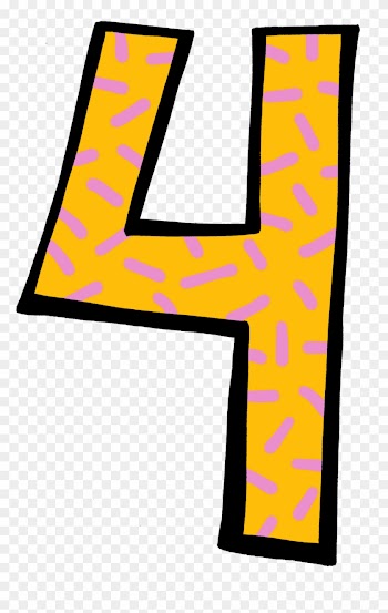Number 4 Clipart - Number 4 Clip Art