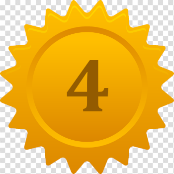 Number 4 PNG Image