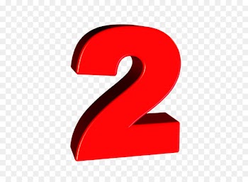 Number Clip art - Number 2 PNG 