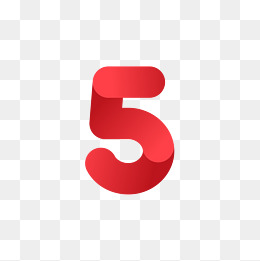 Number Five Png, Vectors, PSD, and Clipart for Free Download | Pngtree