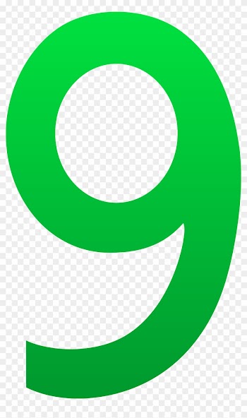 Number Nine Clipart - 9 Clipart