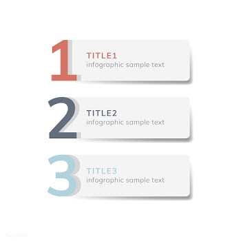 Numbered list business element vector | Free stock vector - 495563