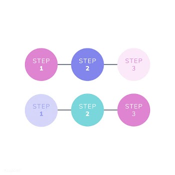Numbered steps business infographic vector | Free stock vector - 495573