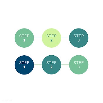 Numbered steps business infographic vector | Free stock vector - 495588