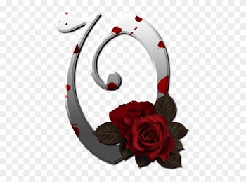 Numbers, Alphabet, Vii, Initial Letters, Clip Art, - Rose For J Alphabets