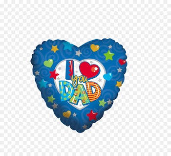 Numbers Balloons Fathers Day Mylar balloon - Father's Day 