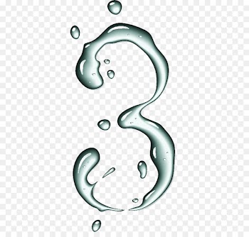 Numerical digit Arabic numerals Water Drop - water 