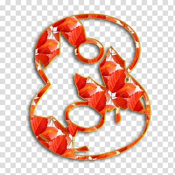 Numerical digit Number Zhostovo painting, transparent background PNG clipart