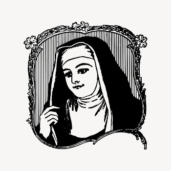 Nun drawing, vintage illustration vector. | Free Vector Illustration - rawpixel