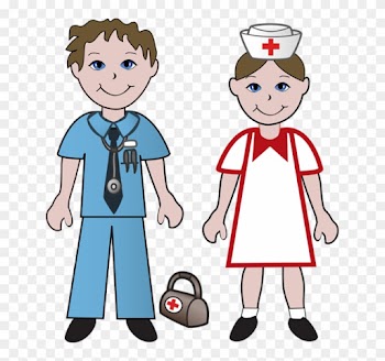 Nurse Clipart - Male And Female Nurses