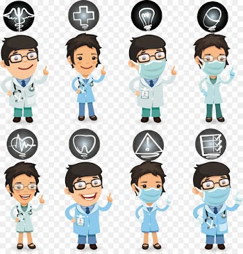 Nurse Physician Health Care Cartoon - Cartoon doctors and nurses 