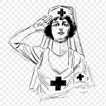 Nurse soldier png woman illustration, | Free PNG Illustration - rawpixel