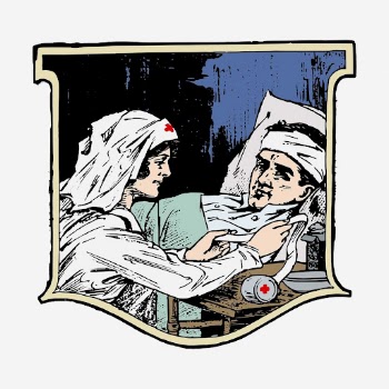 Nurse treating patient clipart, medical | Free Photo - rawpixel