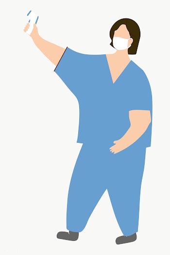 Nurse with a digital thermometer character element transparent png | Free  transparent png - 2303071