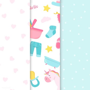 Nursery pattern set | Free stock vector - 544541