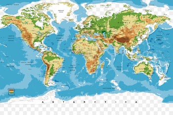 Nursery World map Bedroom Wallpaper - world map 
