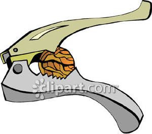 Nutcracker With Walnut - Royalty Free Clipart Picture